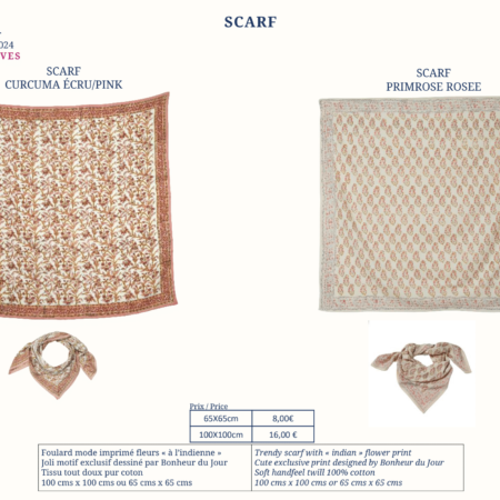 foulard enfant scarf carma rosée/ pink - SCRAF 3