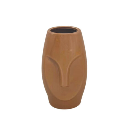 ase ceramic visage extra mini brun L6 P6 H10cm - 016153-1